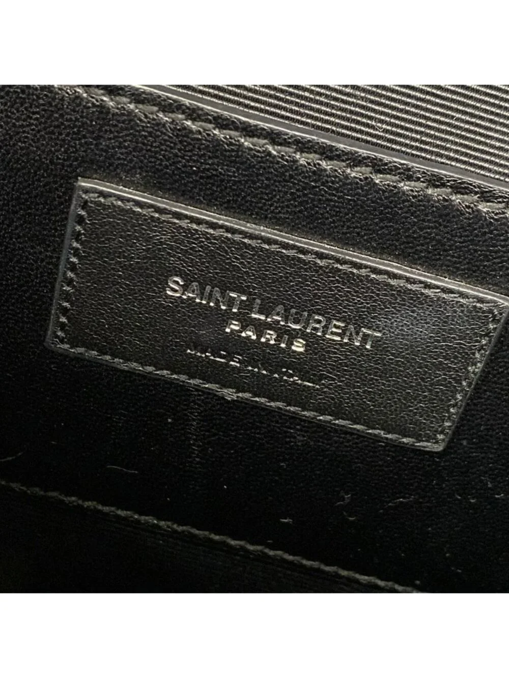Saint Laurent Paris Shoulder Bag Classic Monogram Satchel Black Chain